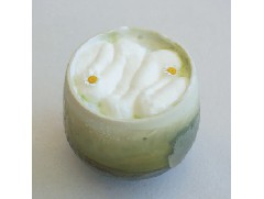 日式風味香甜清新的柚子奶蓋抹茶拿鐵！